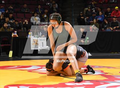Thumbnail 2 in CIF State Girls Wrestling Championships (Consolation RD1) photogallery.
