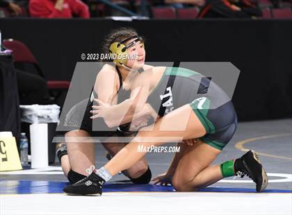 Thumbnail 2 in CIF State Girls Wrestling Championships (Consolation RD1) photogallery.
