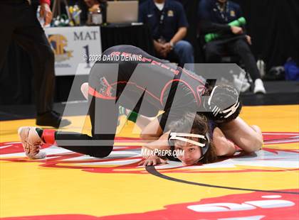 Thumbnail 2 in CIF State Girls Wrestling Championships (Consolation RD1) photogallery.