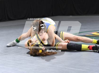 Thumbnail 3 in CIF State Girls Wrestling Championships (Consolation RD1) photogallery.