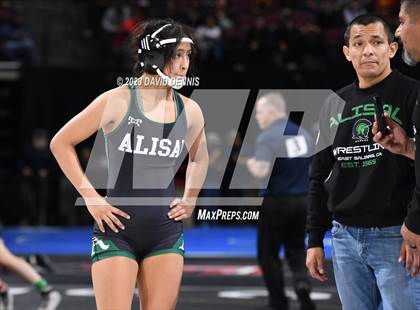 Thumbnail 2 in CIF State Girls Wrestling Championships (Consolation RD1) photogallery.