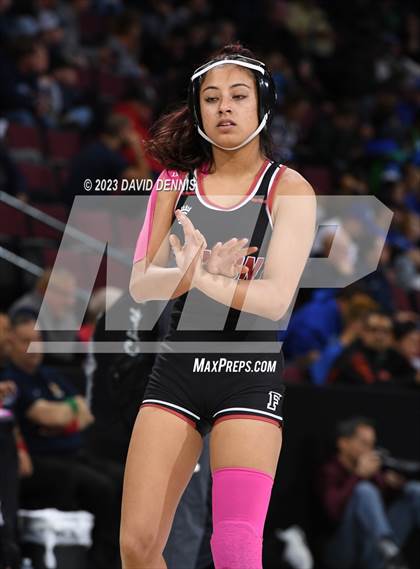 Thumbnail 1 in CIF State Girls Wrestling Championships (Consolation RD1) photogallery.