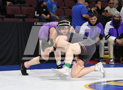 Thumbnail 3 in CIF State Girls Wrestling Championships (Consolation RD1) photogallery.