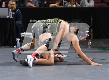 Thumbnail 2 in CIF State Girls Wrestling Championships (Consolation RD1) photogallery.