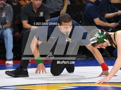 Thumbnail 2 in CIF State Girls Wrestling Championships (Consolation RD1) photogallery.