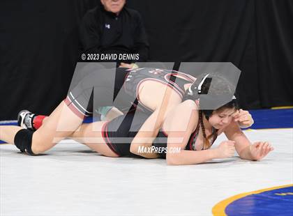Thumbnail 1 in CIF State Girls Wrestling Championships (Consolation RD1) photogallery.