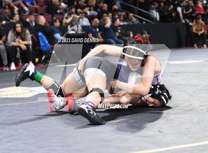 Thumbnail 1 in CIF State Girls Wrestling Championships (Consolation RD1) photogallery.