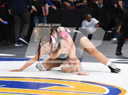 Thumbnail 3 in CIF State Girls Wrestling Championships (Consolation RD1) photogallery.