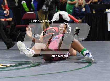 Thumbnail 3 in CIF State Girls Wrestling Championships (Consolation RD1) photogallery.