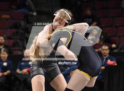 Thumbnail 3 in CIF State Girls Wrestling Championships (Consolation RD1) photogallery.
