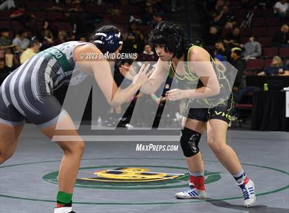 Thumbnail 3 in CIF State Girls Wrestling Championships (Consolation RD1) photogallery.