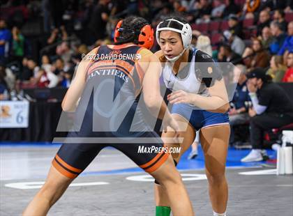 Thumbnail 3 in CIF State Girls Wrestling Championships (Consolation RD1) photogallery.