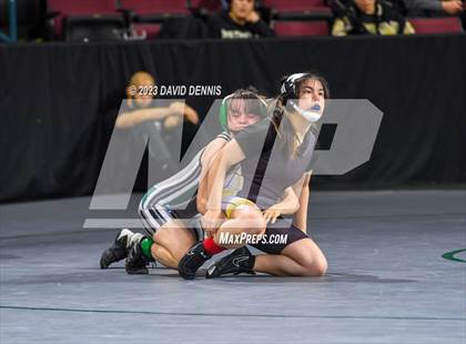 Thumbnail 2 in CIF State Girls Wrestling Championships (Consolation RD1) photogallery.
