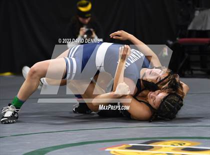 Thumbnail 2 in CIF State Girls Wrestling Championships (Consolation RD1) photogallery.