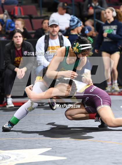 Thumbnail 3 in CIF State Girls Wrestling Championships (Consolation RD1) photogallery.