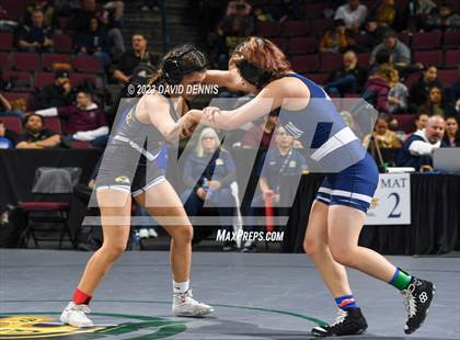 Thumbnail 3 in CIF State Girls Wrestling Championships (Consolation RD1) photogallery.