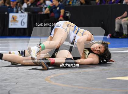 Thumbnail 3 in CIF State Girls Wrestling Championships (Consolation RD1) photogallery.