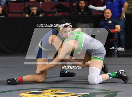 Thumbnail 2 in CIF State Girls Wrestling Championships (Consolation RD1) photogallery.