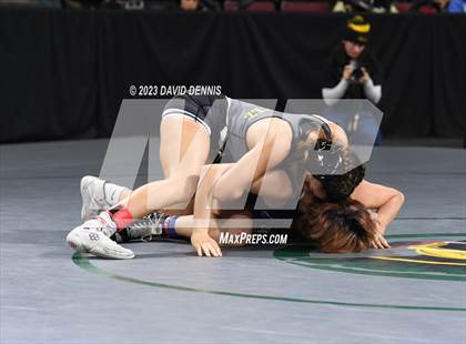 Thumbnail 3 in CIF State Girls Wrestling Championships (Consolation RD1) photogallery.