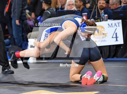Thumbnail 2 in CIF State Girls Wrestling Championships (Consolation RD1) photogallery.