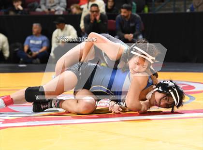 Thumbnail 1 in CIF State Girls Wrestling Championships (Consolation RD1) photogallery.
