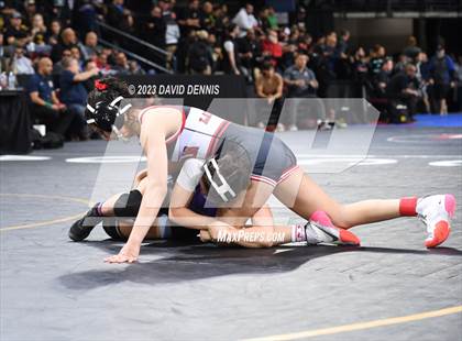 Thumbnail 2 in CIF State Girls Wrestling Championships (Consolation RD1) photogallery.