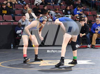 Thumbnail 2 in CIF State Girls Wrestling Championships (Consolation RD1) photogallery.