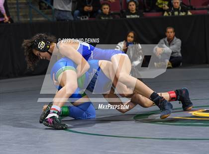 Thumbnail 3 in CIF State Girls Wrestling Championships (Consolation RD1) photogallery.