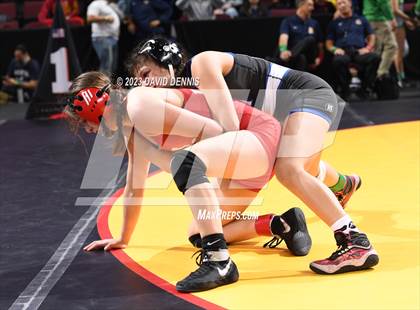 Thumbnail 1 in CIF State Girls Wrestling Championships (Consolation RD1) photogallery.