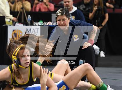 Thumbnail 2 in CIF State Girls Wrestling Championships (Consolation RD1) photogallery.
