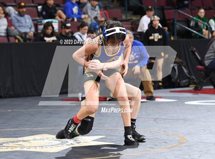 Thumbnail 2 in CIF State Girls Wrestling Championships (Consolation RD1) photogallery.