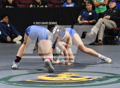 Thumbnail 3 in CIF State Girls Wrestling Championships (Consolation RD1) photogallery.