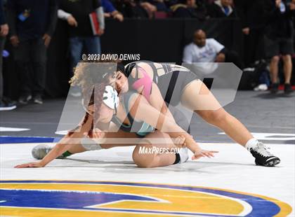 Thumbnail 2 in CIF State Girls Wrestling Championships (Consolation RD1) photogallery.