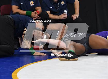 Thumbnail 2 in CIF State Girls Wrestling Championships (Consolation RD1) photogallery.