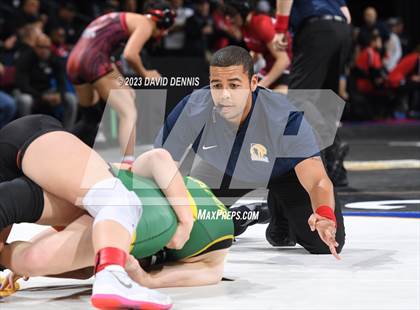 Thumbnail 3 in CIF State Girls Wrestling Championships (Consolation RD1) photogallery.