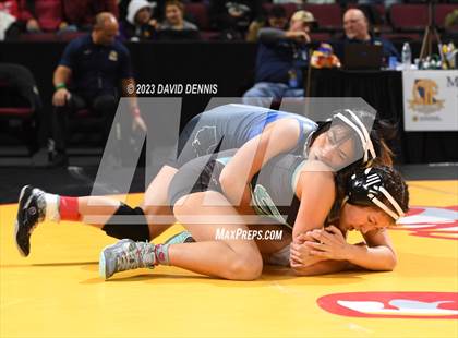 Thumbnail 1 in CIF State Girls Wrestling Championships (Consolation RD1) photogallery.