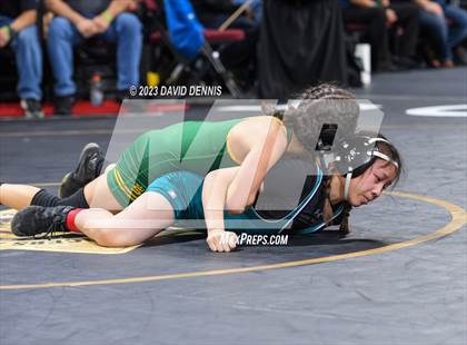 Thumbnail 2 in CIF State Girls Wrestling Championships (Consolation RD1) photogallery.