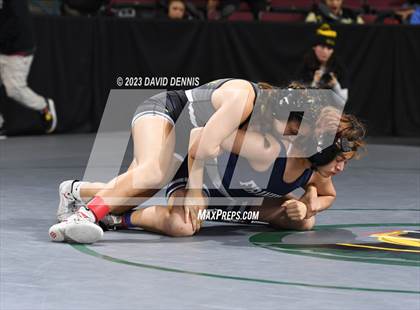 Thumbnail 2 in CIF State Girls Wrestling Championships (Consolation RD1) photogallery.