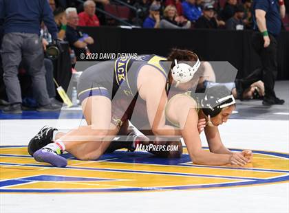 Thumbnail 2 in CIF State Girls Wrestling Championships (Consolation RD1) photogallery.
