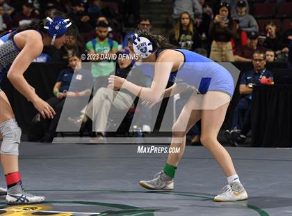 Thumbnail 1 in CIF State Girls Wrestling Championships (Consolation RD1) photogallery.