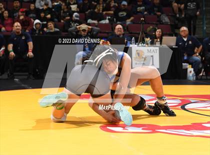 Thumbnail 1 in CIF State Girls Wrestling Championships (Consolation RD1) photogallery.