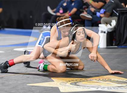 Thumbnail 2 in CIF State Girls Wrestling Championships (Consolation RD1) photogallery.