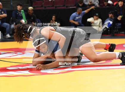 Thumbnail 2 in CIF State Girls Wrestling Championships (Consolation RD1) photogallery.