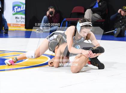 Thumbnail 1 in CIF State Girls Wrestling Championships (Consolation RD1) photogallery.