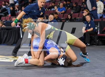 Thumbnail 3 in CIF State Girls Wrestling Championships (Consolation RD1) photogallery.