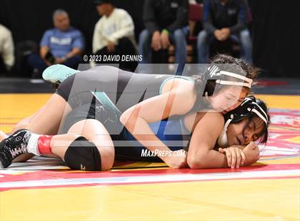 Thumbnail 1 in CIF State Girls Wrestling Championships (Consolation RD1) photogallery.