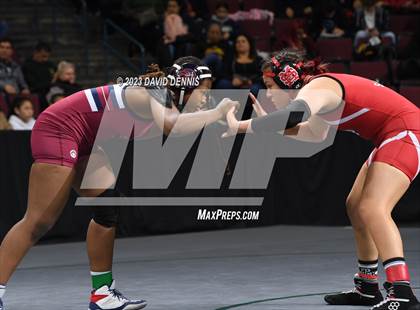 Thumbnail 3 in CIF State Girls Wrestling Championships (Consolation RD1) photogallery.