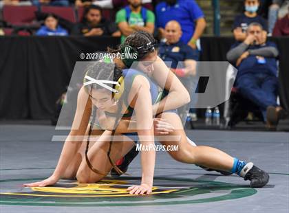 Thumbnail 1 in CIF State Girls Wrestling Championships (Consolation RD1) photogallery.