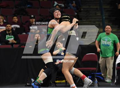 Thumbnail 3 in CIF State Girls Wrestling Championships (Consolation RD1) photogallery.