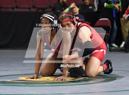 Thumbnail 3 in CIF State Girls Wrestling Championships (Consolation RD1) photogallery.